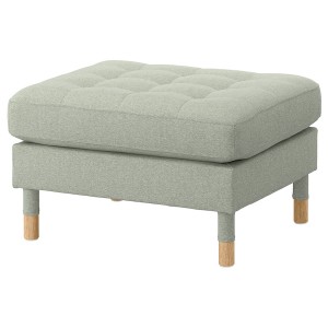 IKEA MORABO ottoman Gunnared Light Green / Wood, Ikea Outlet | 9620WCHIZ
