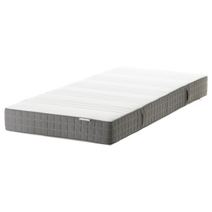 IKEA MORGEDAL Foam mattress, medium firm, Twin Dark Gray, Ikea Outlet | 6143WROPC