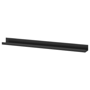 IKEA MOSSLANDA picture ledge, 45 1/4 in Black, Ikea Outlet | 8139KAQJL
