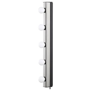 IKEA MUSIK wall lamp, chrome plated, Ikea Outlet | 3769BYCUL