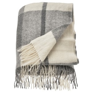IKEA MYRULL throw, 51x67 in Light Gray, Ikea Outlet | 1085XHVPK