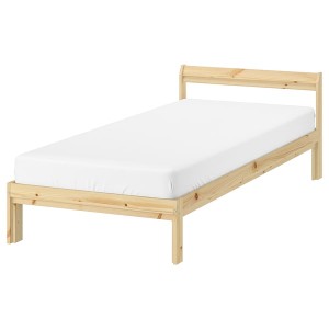 IKEA NEIDEN Bed frame, Twin Pine, Ikea Outlet | 7235RXQTZ