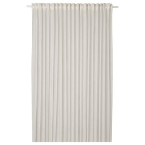 IKEA ÄNGSFRYLE sheer curtain, 1 piece, white, 118x98 in, Ikea Outlet | 4208WVURE