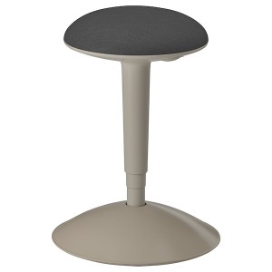 IKEA NILSERIK standing support Beige / Vissle Dark Gray, Ikea Outlet | 9517WJBOG