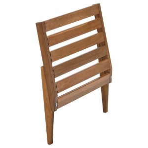 IKEA NÄMMARÖ backrest for modular sofa, outdoor, light brown stained, 23 5/8x22 1/4 in, Ikea Outlet | 6084GQWKM