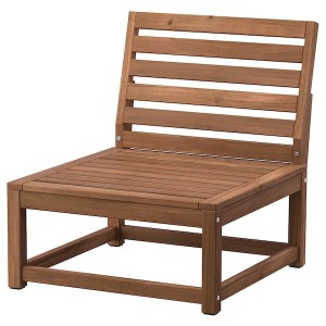 IKEA NÄMMARÖ chair, outdoor Light Brown Stained, Ikea Outlet | 2375ZDAXR