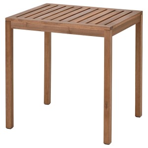 IKEA NÄMMARÖ table, outdoor, light brown stained, 29 1/2x24 3/4 in, Ikea Outlet | 6520FCXBI