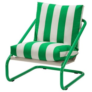 IKEA ÖNNESTAD armchair Radbyn White / Green, Ikea Outlet | 7048XSTOM