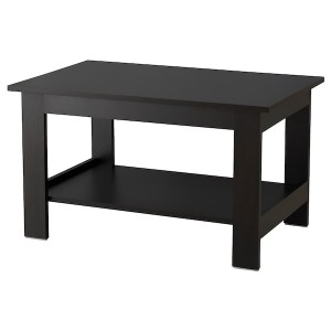 IKEA NODELAND coffee table, 31 1/2x19 5/8 in Black / Brown, Ikea Outlet | 4195PVHDC