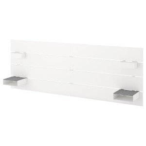 IKEA NORDLI headboard, 55 1/8/63 in White, Ikea Outlet | 6205IXFZS