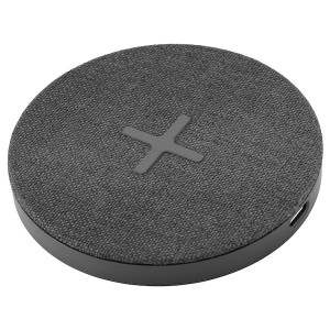 IKEA NORDMÄRKE wireless charger Textile / Gray, Ikea Outlet | 6379NIWAV