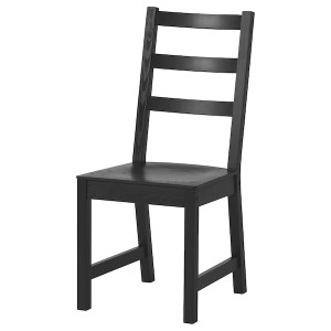 IKEA NORDVIKEN Chair Black, Ikea Outlet | 4056RAXWI