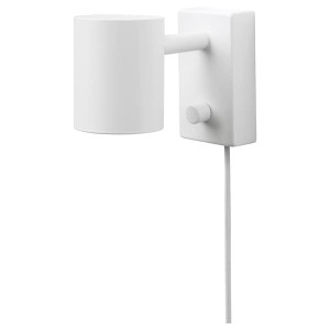 IKEA NYMÅNE wall/reading lamp, white, Ikea Outlet | 8914HLJGN