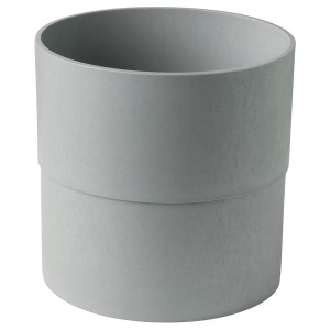 IKEA NYPON plant pot, indoor/outdoor gray, 9 ½ in, Ikea Outlet | 9843LNARI