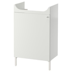 IKEA NYSJÖN sink cabinet, 19 5/8x32 5/8 in White, Ikea Outlet | 4732FKLJC