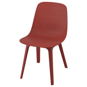 IKEA ODGER Chair Red, Ikea Outlet | 8206QBNWT