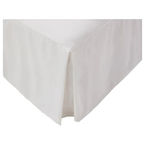IKEA OLEBY bed skirt, Full White, Ikea Outlet | 7456KZSRA