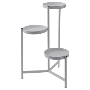 IKEA OLIVBLAD plant stand, indoor/outdoor, 22 ¾ in Light Gray, Ikea Outlet | 8076NGZKJ