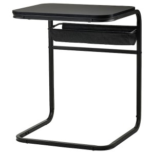 IKEA OLSERÖD side table, 20 7/8x19 5/8 in Anthracite / Dark Gray, Ikea Outlet | 5194OLNPX
