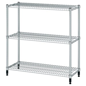 IKEA OMAR Shelf unit, galvanized, Width: 36 1/4 in, Ikea Outlet | 3821CPEZR