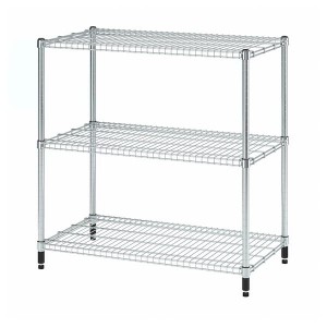 IKEA OMAR shelf unit, galvanized, 36 1/4x19 5/8x37 in, Ikea Outlet | 1856LKUMS
