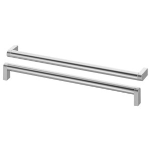 IKEA ORRNÄS handle, stainless steel color, 13 in, 2 pack, Ikea Outlet | 9164CNHVR