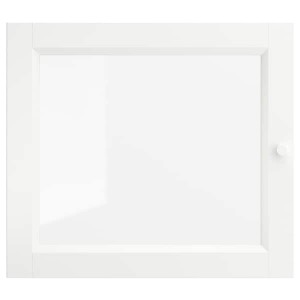IKEA OXBERG Glass door, 15 3/4x13 3/4 in White, Ikea Outlet | 9718WDOSR