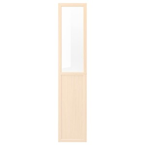 IKEA OXBERG Panel/glass door, 15 3/4x75 5/8 in Birch Effect, Ikea Outlet | 3104MJDRB