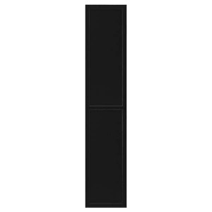 IKEA OXBERG door, 15 3/4x75 5/8 in Black Oak Effect, Ikea Outlet | 9853QJNZS