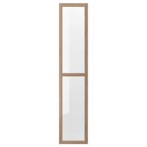 IKEA OXBERG glass door, 15 3/4x75 5/8 in Oak Effect, Ikea Outlet | 0946FCEXG
