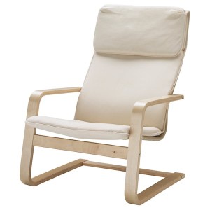 IKEA PELLO armchair, Holmby natural, Ikea Outlet | 7908CJAIQ