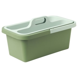 IKEA PEPPRIG cleaning bucket and caddy, green, Ikea Outlet | 3462EBZAW