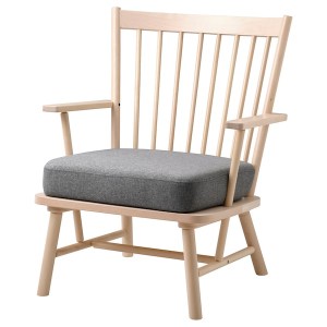 IKEA PERSBOL armchair Birch / Tibbleby Beige / Gray, Ikea Outlet | 0725KFOUR