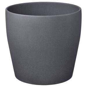 IKEA PERSILLADE plant pot, dark gray, 12 ½ in, Ikea Outlet | 5901PJCOK