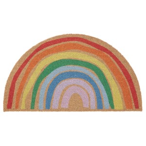 IKEA PILLEMARK door mat, rainbow, 1'8 inx2'11 in Indoor, Ikea Outlet | 6057QPUDE
