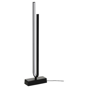 IKEA PILSKOTT LED floor lamp, smart black, Ikea Outlet | 3190ILQEK