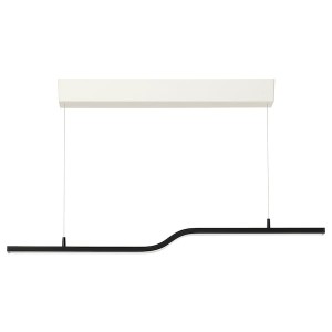 IKEA PILSKOTT LED pendant lamp, smart black, 38 in, Ikea Outlet | 3702SIQBT