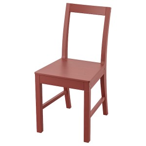 IKEA PINNTORP chair Red Stained, Ikea Outlet | 2034ENKPG
