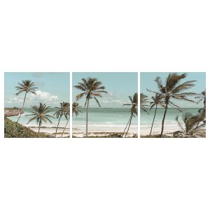 IKEA PJÄTTERYD picture, 22x22 in, 3 pack Faded Shoreline, Ikea Outlet | 6579RGEYA