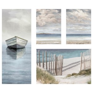 IKEA PJÄTTERYD picture, set of 4, by the beach, Ikea Outlet | 0375CYWPU