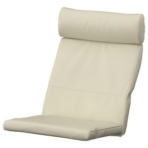 IKEA POÄNG chair cushion Glose Off White, Ikea Outlet | 4016UHZDN