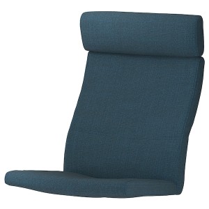 IKEA POÄNG chair cushion Hillared Dark Blue, Ikea Outlet | 9845RJLCY