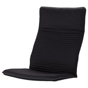 IKEA POÄNG chair cushion Knisa Black, Ikea Outlet | 8719EVUJF