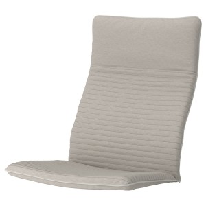 IKEA POÄNG chair cushion Knisa Light Beige, Ikea Outlet | 1568PHAFO