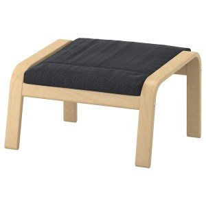 IKEA POÄNG ottoman Birch Veneer / Hillared Anthracite, Ikea Outlet | 4618CZWKO