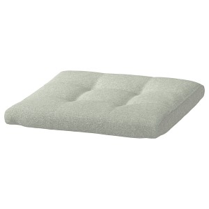 IKEA POÄNG ottoman cushion, 21 5/8x19 5/8 in Gunnared Light Green, Ikea Outlet | 3204RDAQJ