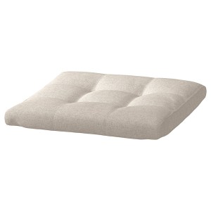 IKEA POÄNG ottoman cushion, 21 5/8x19 5/8 in Gunnared Beige, Ikea Outlet | 4327HAORU