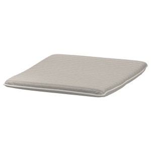 IKEA POÄNG ottoman cushion , 21 5/8x23 1/4 in Knisa Light Beige, Ikea Outlet | 4967RPSJN