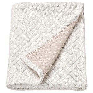 IKEA PRAKTVIAL bedspread, Twin Off White, Ikea Outlet | 3607UDRXN