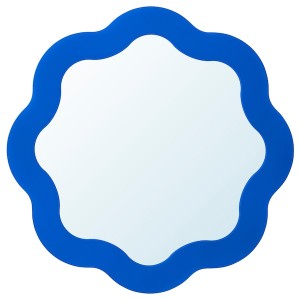 IKEA PRUNKHALLON mirror, blue, 15 3/4 in, Ikea Outlet | 1029EUOBL